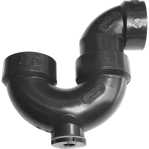 Siphon-P avec joint &agrave; colle &agrave; solvant et regard de nettoyage Absolute Business Supply