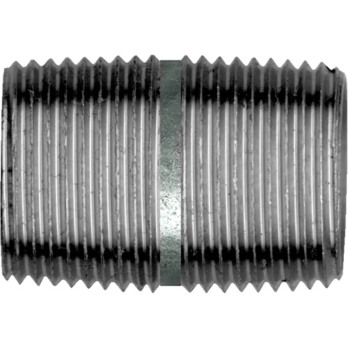Close Pipe Nipple, Galvanized, 1", NPT x NPT Absolute Business Supply