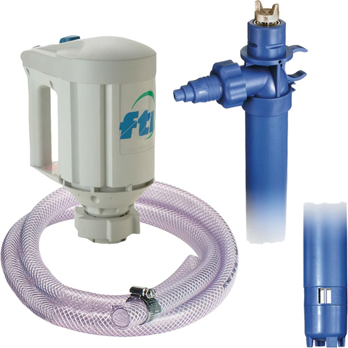 Trousse de pompe pour baril PFM-40 avec moteur M3V, Polypropyl&egrave;ne/PVDF/Acier inoxydable Absolute Business Supply