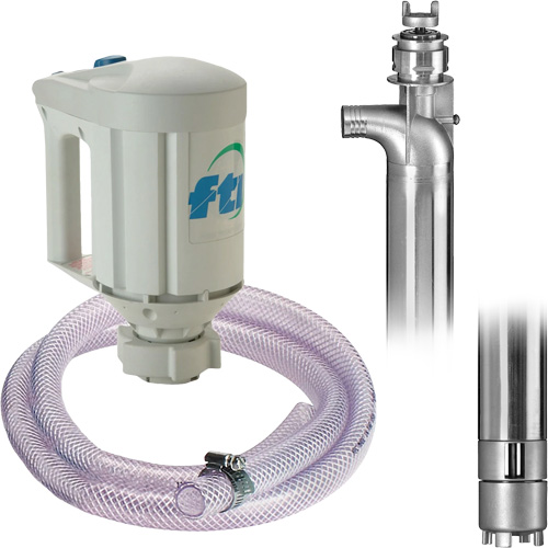 Trousse de pompe pour baril PFS-40 avec moteur M3V, Acier inoxydable Absolute Business Supply