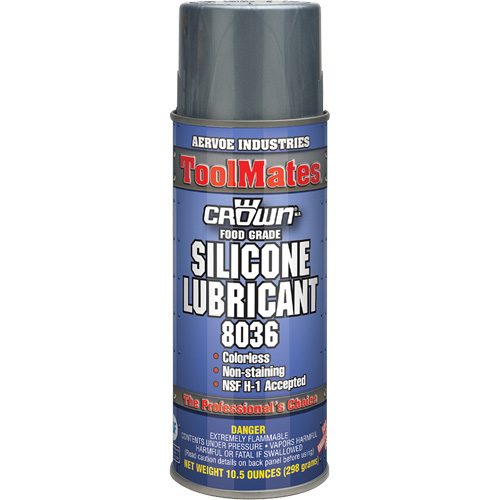 Lubrifiant &agrave; la silicone de cat&eacute;gorie alimentaire, Canette a&eacute;rosol Absolute Business Supply