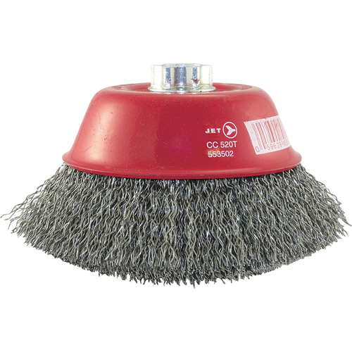 Brosse-boisseau &agrave; fils cr&ecirc;p&eacute;s en acier Absolute Business Supply