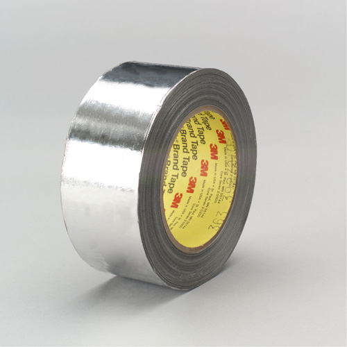 High-Temperature Aluminum Foil/Glass Cloth Tape, 12 mm (1/2") W x 33 m (108') L Absolute Business Supply