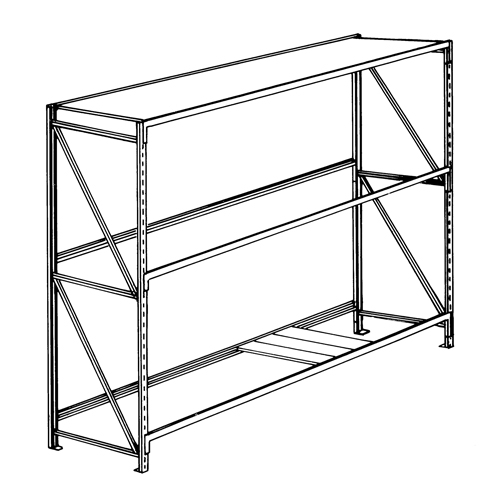 &eacute;tag&egrave;res Pronto - Panneaux de calibre 22, Acier galvanis&eacute;, 24" la x 6" p Absolute Business Supply