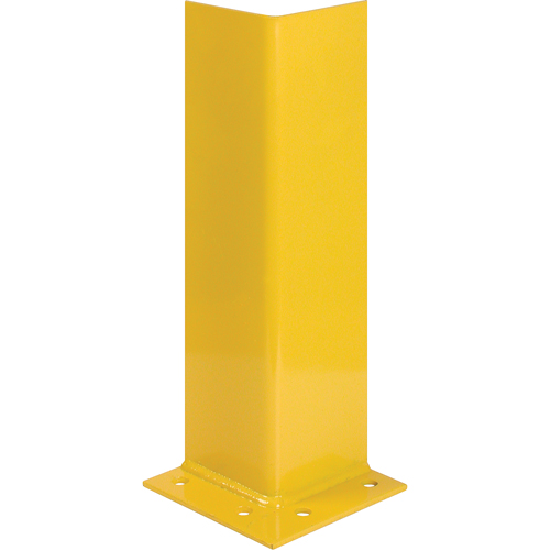 Protecteurs pour montants, Acier, 7" la x 7" p x 12" h, Jaune s&eacute;curit&eacute; OSHA Absolute Business Supply