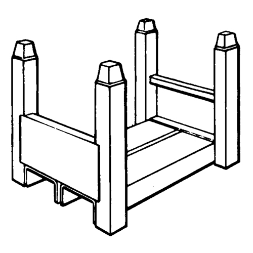 Supports empilables mobiles, 15" la x 22" p, Capacit&eacute; de 5600 lb Absolute Business Supply