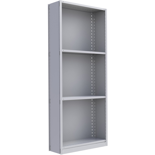 &eacute;l&eacute;ment de rayonnage Interlok, Acier, Sans boulons, De base, 36" la x 88" h x 24" p Absolute Business Supply