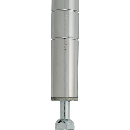 Pieds de nivellement pour &eacute;tag&egrave;re en treillis chromat&eacute; Absolute Business Supply