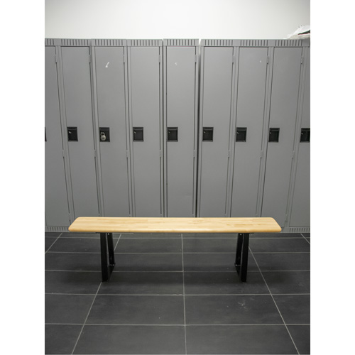 Banc pour vestiaire, Bois, 48" lo x 9-1/2" la x 16-1/2" h Absolute Business Supply