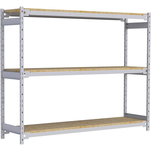 &eacute;tag&egrave;re-classeur de grande largeur, Acier, 3 Tablettes, 72" la x 18" p x 60" h Absolute Business Supply