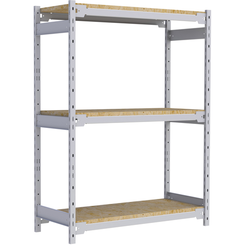&eacute;tag&egrave;re-classeur de grande largeur, Acier, 3 Tablettes, 42" la x 18" p x 60" h Absolute Business Supply