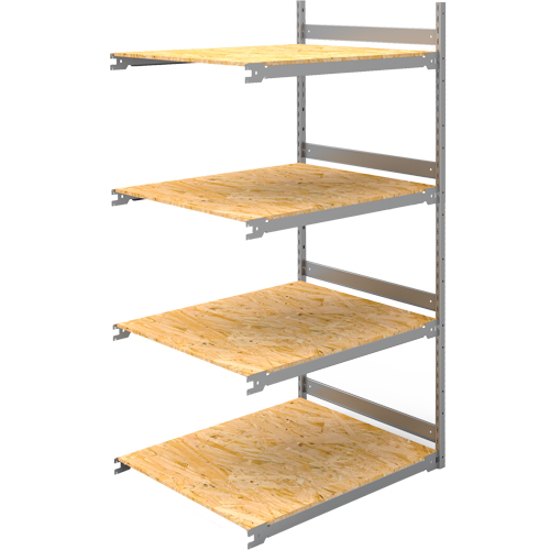 &eacute;tag&egrave;re-classeur de grande largeur, Acier, 4 Tablettes, 42" la x 32" p x 84" h, Ensemble Ajout Absolute Business Supply