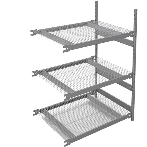 &eacute;tag&egrave;re de grande largeur, Acier, Sans boulons, Ajout, 42" la x 60" h x 32" p Absolute Business Supply
