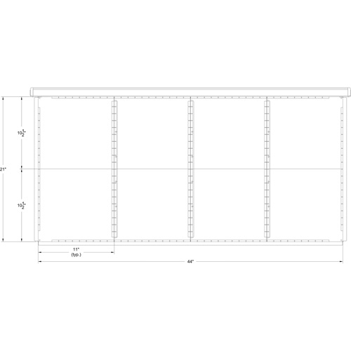 Cabinet d'entreposage &agrave; tiroirs int&eacute;gr&eacute; Interlok Absolute Business Supply