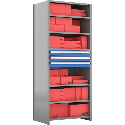 Cabinet d'entreposage &agrave; tiroirs int&eacute;gr&eacute; Interlok Absolute Business Supply