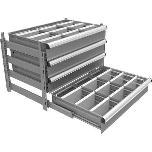 Cabinet d'entreposage &agrave; tiroirs int&eacute;gr&eacute; Interlok Absolute Business Supply