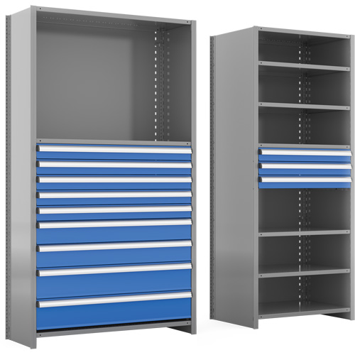 Cabinet d'entreposage &agrave; tiroirs int&eacute;gr&eacute; Interlok Absolute Business Supply