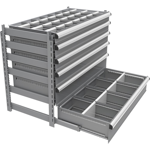 Cabinet d'entreposage &agrave; tiroirs int&eacute;gr&eacute; Interlok Absolute Business Supply