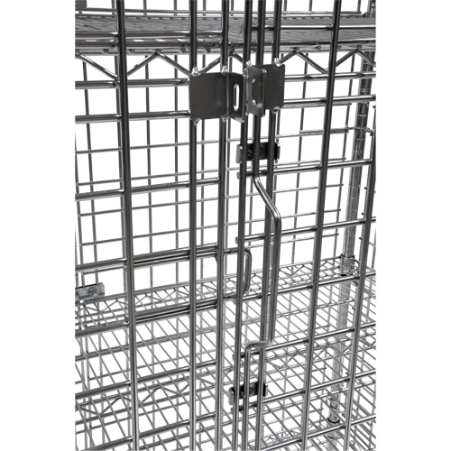 Chariot de s&eacute;curit&eacute;, Chrom&eacute;, 48" x 69" x 24", Capacit&eacute; 500 lb Absolute Business Supply