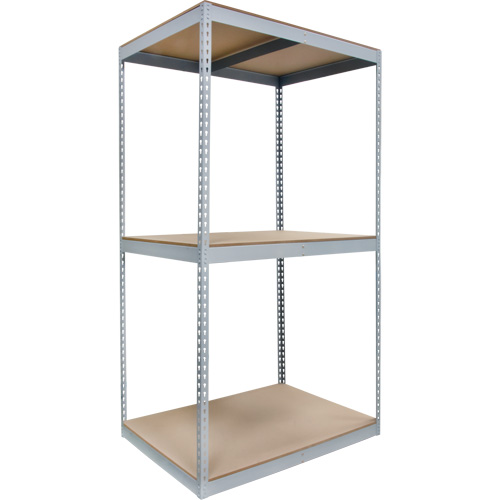 Rayonnage robuste, Acier, Sans boulons, Capacit&eacute; 750 lb, 72" la x 84" h x 24" p Absolute Business Supply