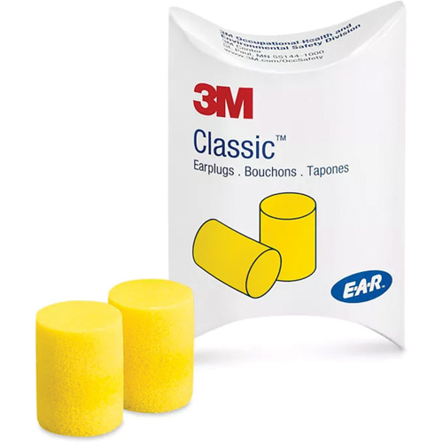 E-A-R Classic Earplugs, Pair - Pillow Pack Absolute Business Supply