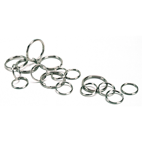 Split Key Rings, 1-1/2", Steel Absolute Business Supply