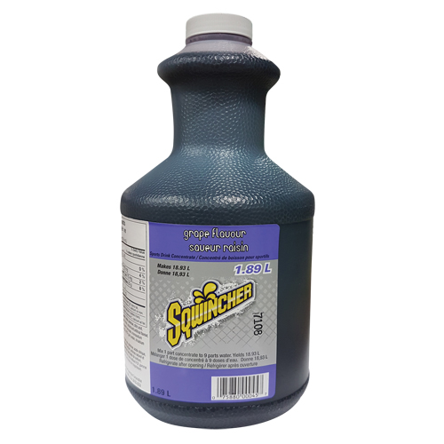 Sqwincher Boisson de r&eacute;hydratation, Concentr&eacute;, Raisin Absolute Business Supply