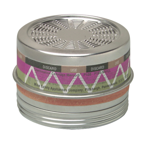 Comfo&reg; Respirator Cartridges, Gas/Vapour Cartridge, Organic Vapour/P100 Absolute Business Supply