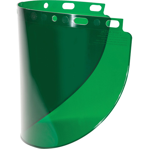 Fibre-Metal&reg; Wideview Faceshield Visor, Propionate, Green Tint Absolute Business Supply