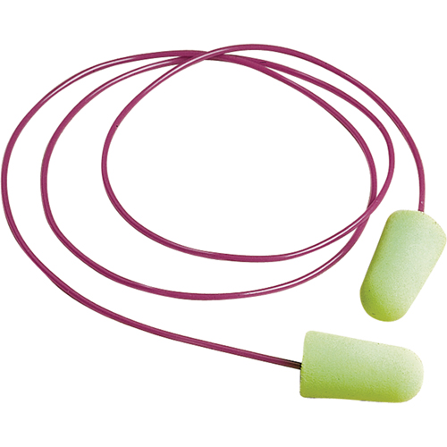 Bouchons d'oreilles en mousse Pura-Fit, Vrac - Boîte, Avec cordon Absolute Business Supply