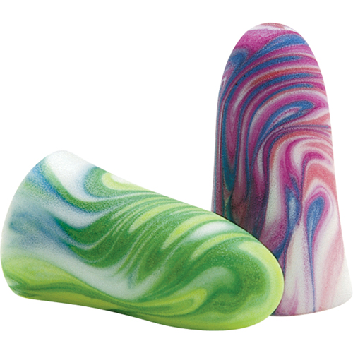 SparkPlugs&reg; Multi-Coloured Foam Earplugs, Bulk - Box Absolute Business Supply
