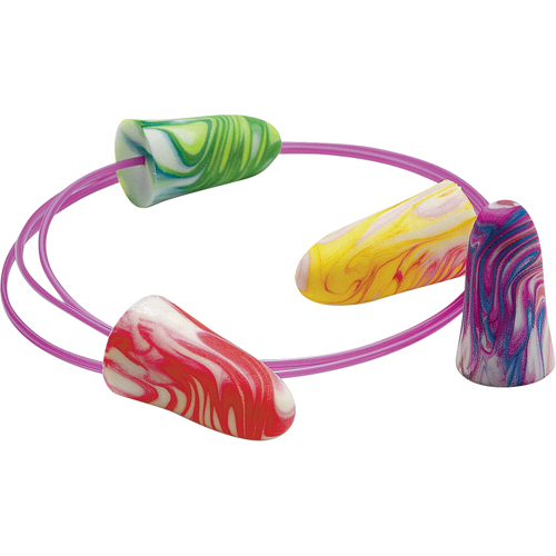 Bouchons d'oreilles en mousse SparkPlugs, Vrac - Boîte, Avec cordon Absolute Business Supply