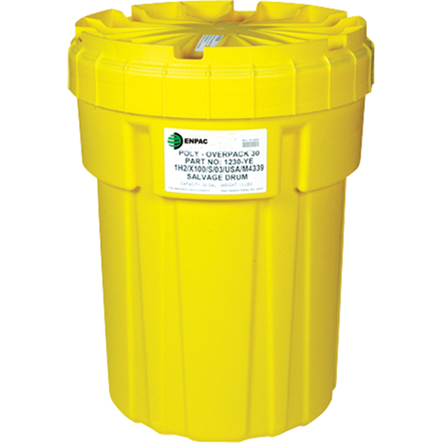 Poly-Overpack&reg; 30 Salvage Drum, 30 US gal., Stationary Absolute Business Supply