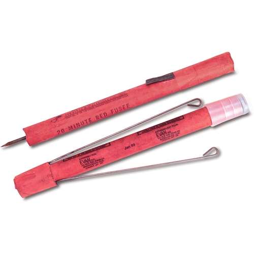 Torches de signalisation, Avec Support en fil m&eacute;tallique, 20 min Absolute Business Supply