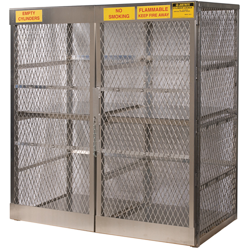 Armoires en aluminium pour bouteilles GPL, nbre de bouteilles: 16, 60" , 32" , 65" , Argent Absolute Business Supply