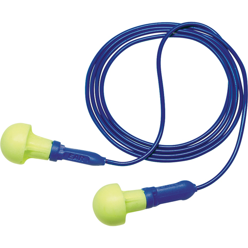 E-A-R Push-ins Metal Detectable Earplugs, Corded, One-Size, Bulk - Polybag, NRR 28 dB NRR dB Absolute Business Supply