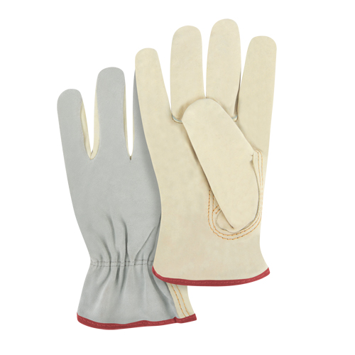 Gants de conducteur &agrave; dos fendu, Petit, Paume en Cuir fleur de vache Absolute Business Supply