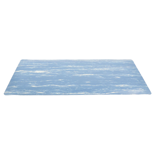 No. 970 Marble Sof-Tyle Grande Mats, Smooth, 2' x 3' x 1", Blue, Rubber Absolute Business Supply