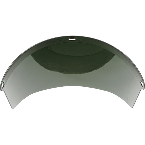 Molded Faceshield Window, Polycarbonate, Green Tint Absolute Business Supply