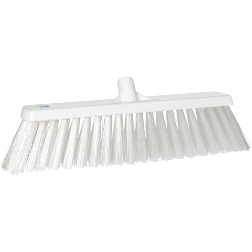 T&ecirc;te de balai-brosse pour grandes particules, 2-1/2", Polyester, Blanc Absolute Business Supply