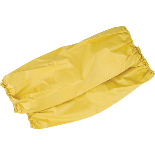 Flame Resistant Sleeves, 18" long, Polyester/PVC, Yellow Absolute Business Supply