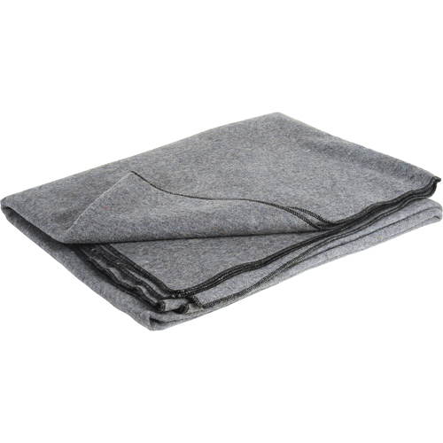 Flame-Resistant Wool Blanket, Wool, 84"L x 66"W Absolute Business Supply