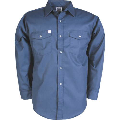 Chemises de travail, Hommes, Petit, Bleu marine Absolute Business Supply