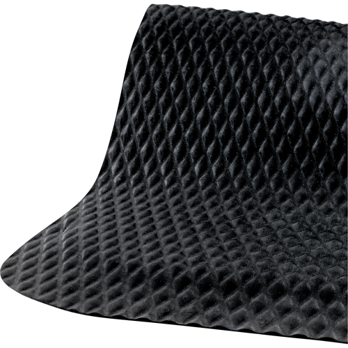 Tapis Hog Heaven no 421, Losange, 3-3/4' x 5-3/4' x 5/8", Noir, Nitrile Absolute Business Supply