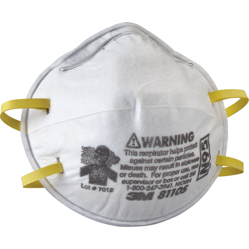 Respirateurs contre les particules 8110S, N95, Certifi&eacute; NIOSH, Petit Absolute Business Supply