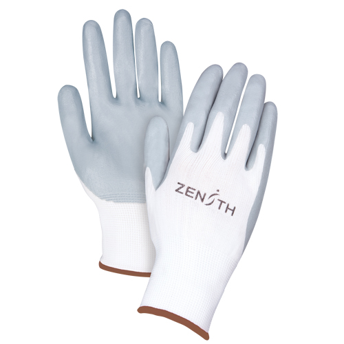 Lightweight Breathable Coated Gloves, 9/Large, Foam Nitrile Coating, 13 Gauge, Polyester Shell Absolute Business Supply