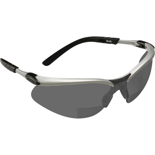 Lunettes de s&eacute;curit&eacute; BX avec verres de lecture, Antibu&eacute;e, Grise/fum&eacute;e, Dioptrie 2,0 Absolute Business Supply