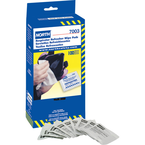 Lingettes rafraîchissantes pour respirateur North, Lingettes Absolute Business Supply