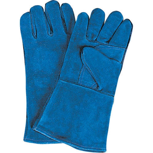 Double Palm & Thumb Welding Gloves, Split Cowhide, Size Large Absolute Business Supply