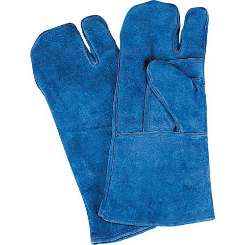 Gants de soudage &agrave; pouce & paume doubles, Cuir de vache refendu, Taille Grand Absolute Business Supply